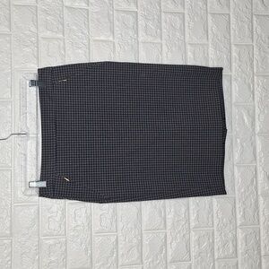 THE LIMITED Houndstooth Classic Pencil Skirt with Front Zippper Pockets